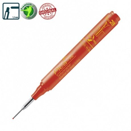 Маркер Pica-Ink Deep Hole Marker з довгим носиком, червоний