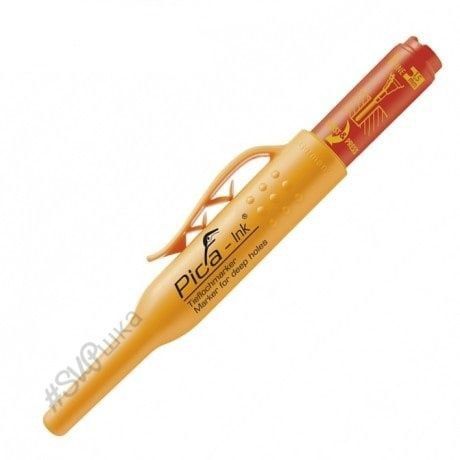 Маркер Pica-Ink Deep Hole Marker з довгим носиком, червоний