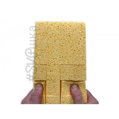 Губка целюлоза з ручкою BIHUI