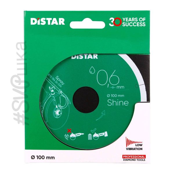 Круг алмазный отрезной Distar Shine 101*0,6мм