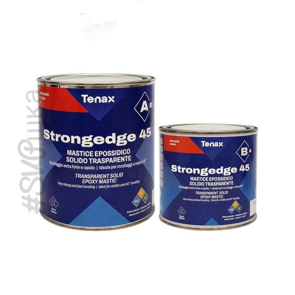 Клей эпоксидный Tenax StrongEdge 45 (A+B) прозрачный, 1+0,5л